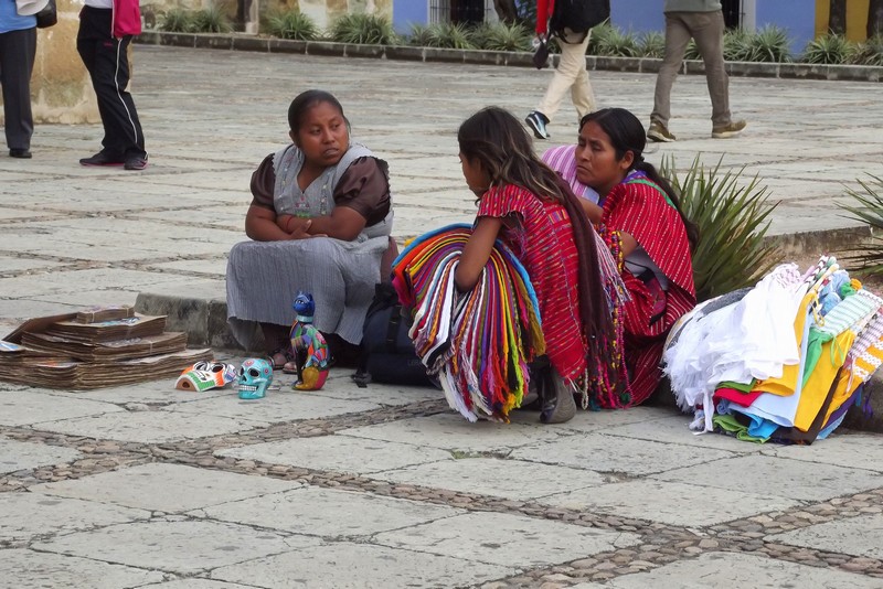 Mexican women enjoying a chat