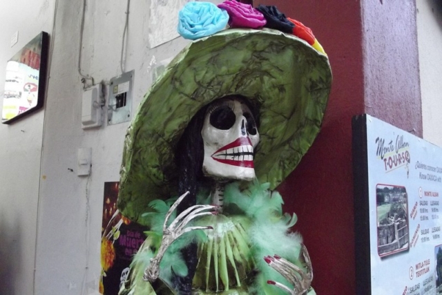 A day of the dead effigy in Oaxaca, Mexico